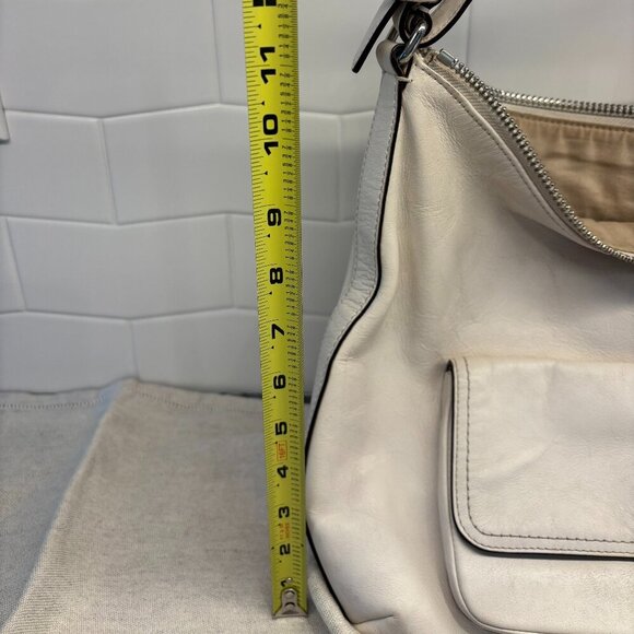 Coach Legacy Courtenay Leather Hobo Shoulder Bag - White - Picture 6 of 13